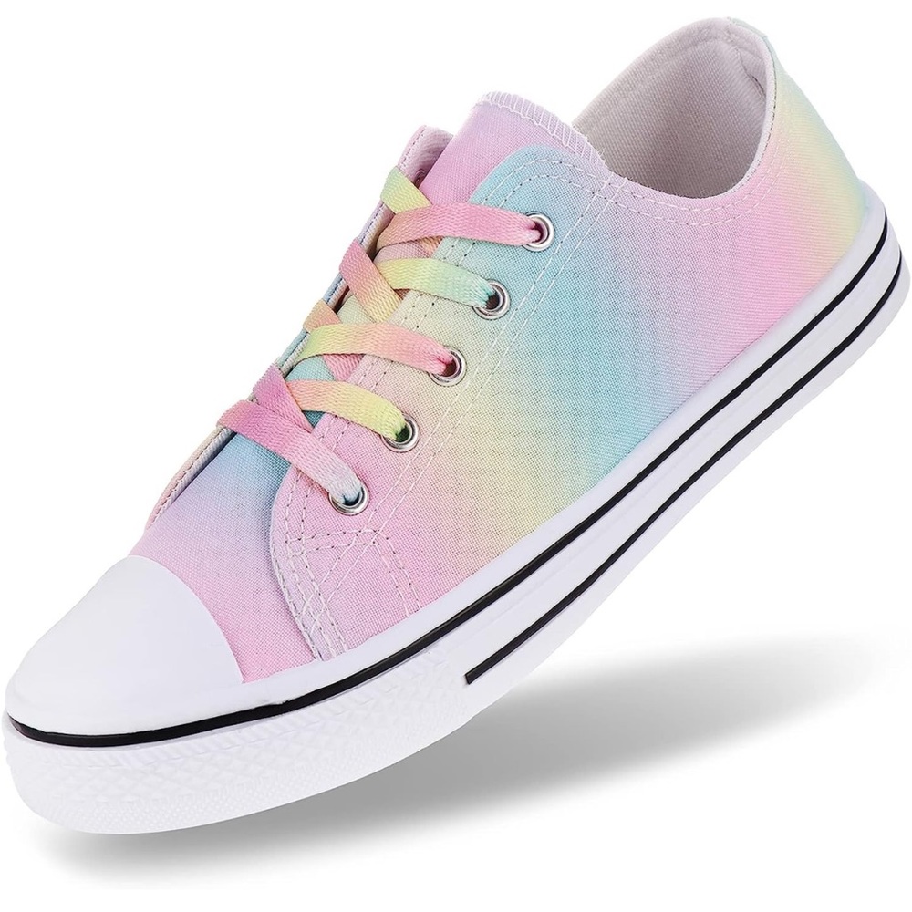 JOSINY Women's Fashion Canvas Low Top Sneaker Lace-up Classic Casual Shoes